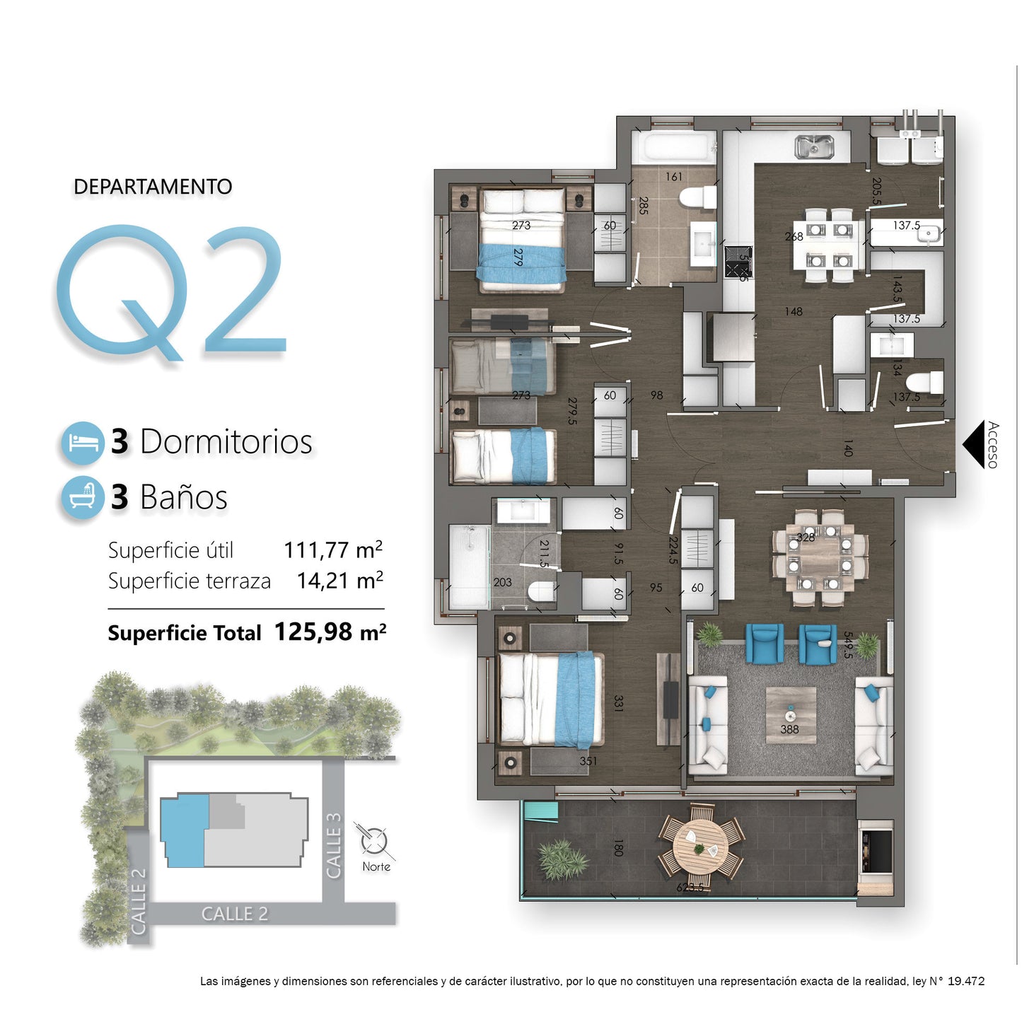 Espectacular Departamento en Edificio Q - Valle Quinta Junge